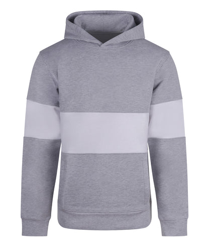Front Row Heavyweight panelled hoodie