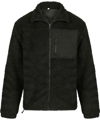Front Row Recycled sherpa fleece