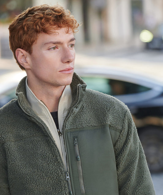 Recycled sherpa fleece