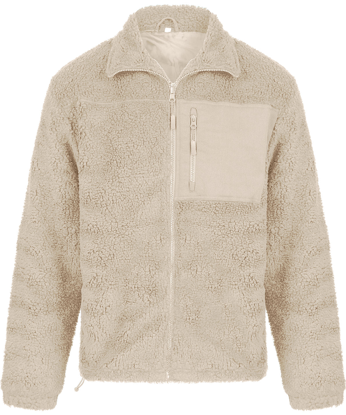 Front Row Recycled sherpa fleece
