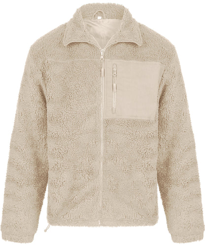 Front Row Recycled sherpa fleece