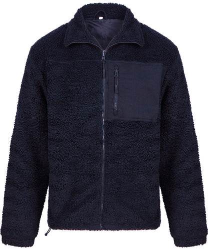 Front Row Recycled sherpa fleece