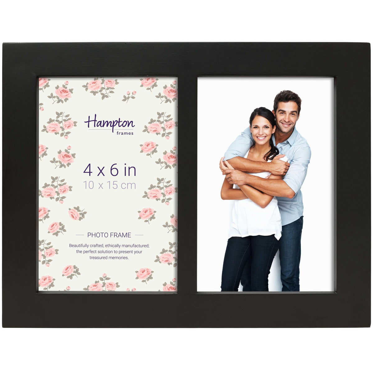 Gallery black 4x6 double
