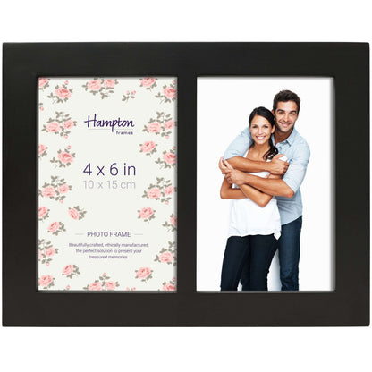 Gallery black 4x6 double
