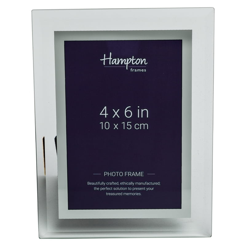 Clear glass mirror highlight 4x6