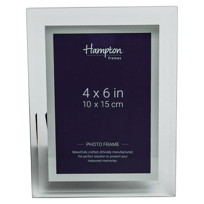 Clear glass mirror highlight 4x6