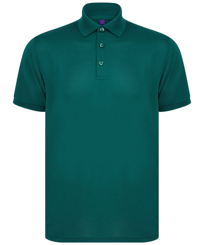 Henbury Recycled polyester polo shirt