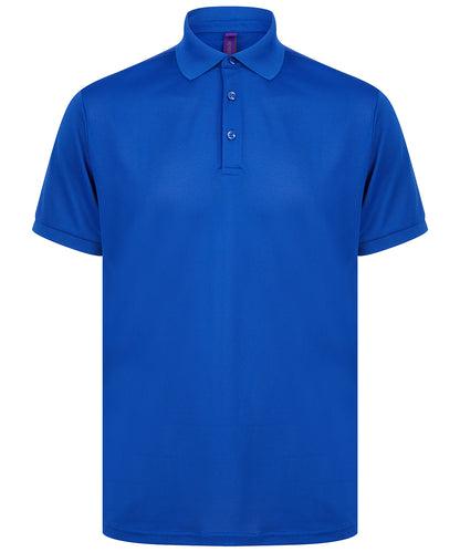 Henbury Recycled polyester polo shirt
