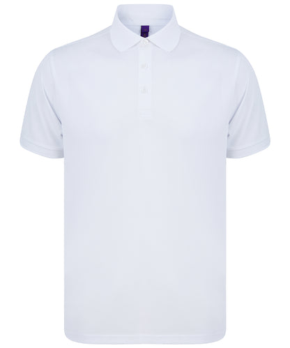 Henbury Recycled polyester polo shirt