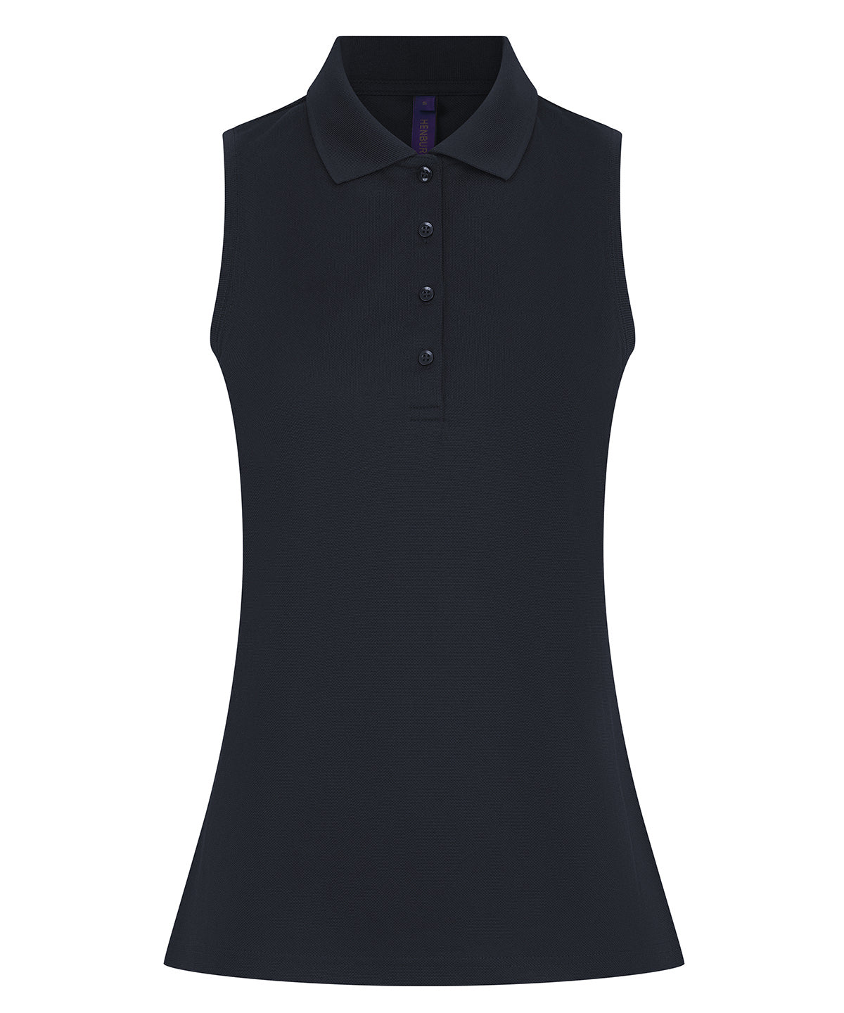 Henbury Women’s sleeveless Coolplus® polo shirt