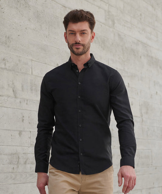 Modern long sleeve Oxford shirt