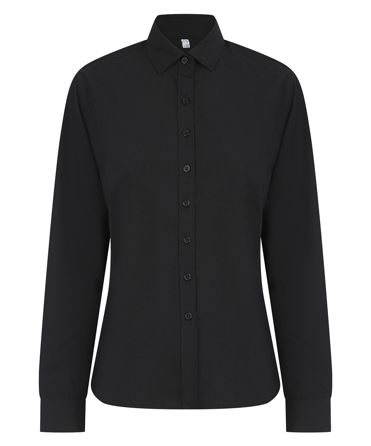 Henbury Women’s long sleeve ‘cotton-feel’ Coolplus® shirt