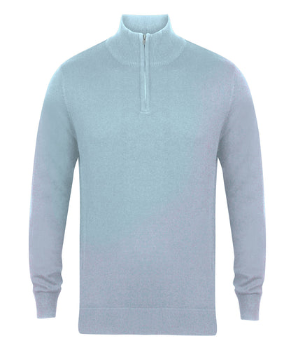Henbury ¼ zip jumper