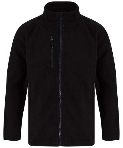 Henbury Recycled polyester microfleece jacket