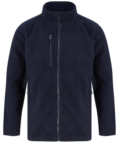 Henbury Recycled polyester microfleece jacket