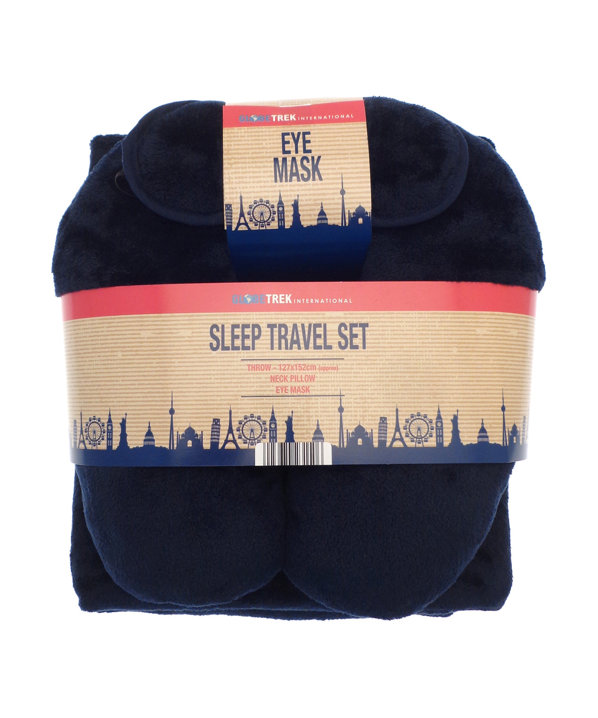 Home & Living Travel set (neck pillow, eye mask and fleece blanket)