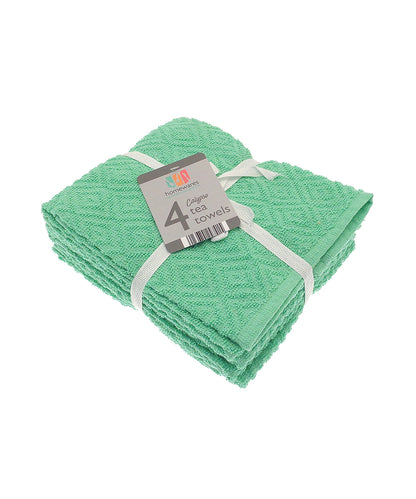 Calypso tea towels (4-pack) - Green