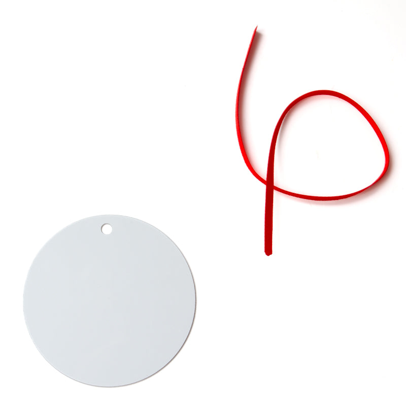 Metal Hanging Ornament - Round