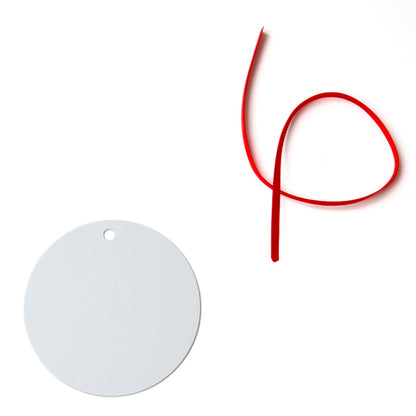 Metal Hanging Ornament - Round