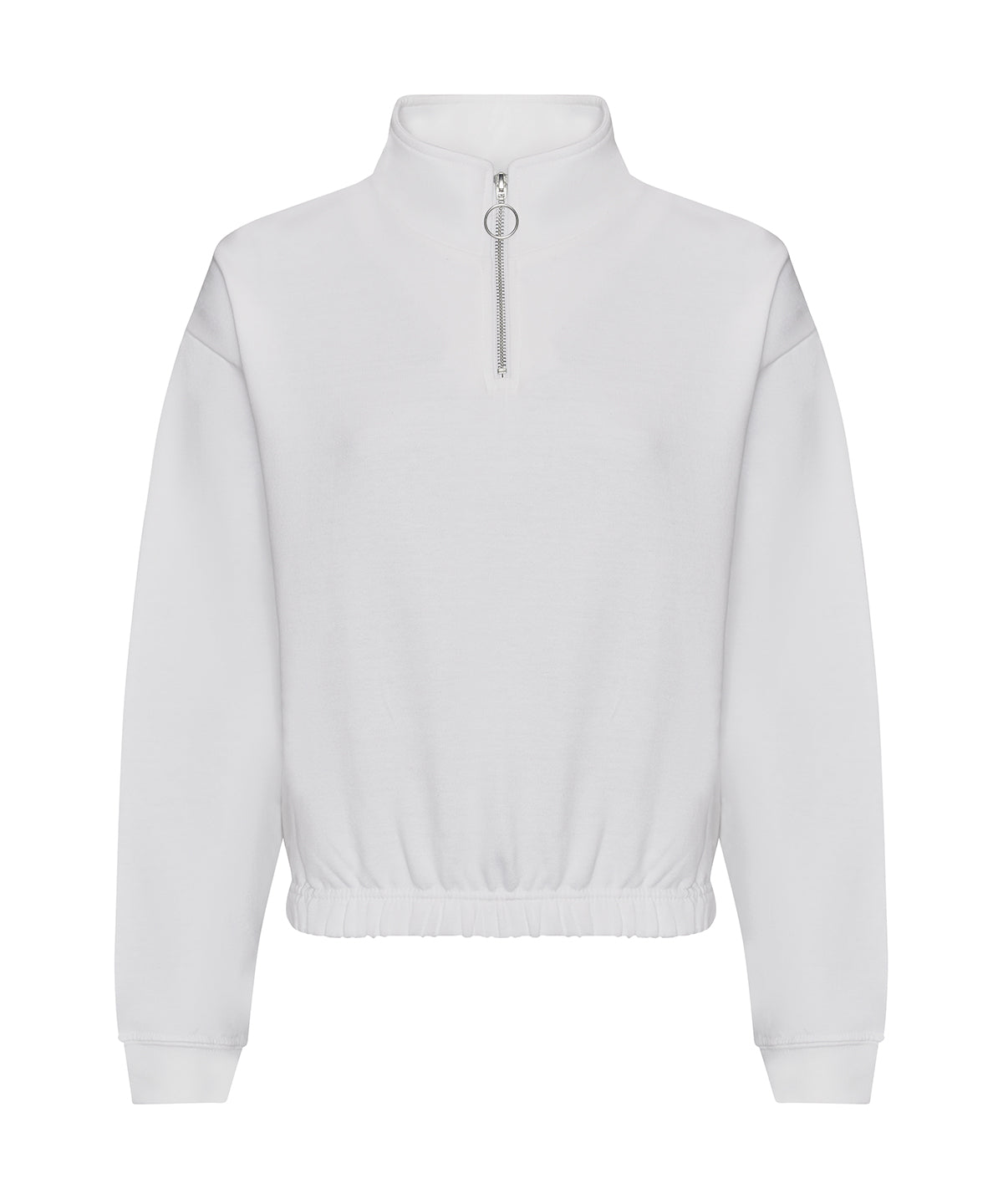 AWDis Just Hoods Women's cropped ¼-zip sweat