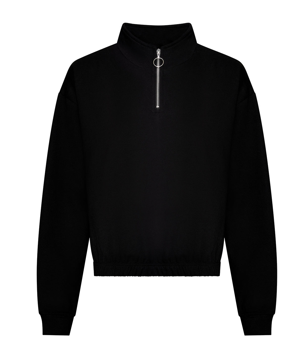 AWDis Just Hoods Women's cropped ¼-zip sweat
