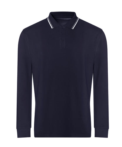AWDis Just Polo's Long sleeve tipped 100 polo