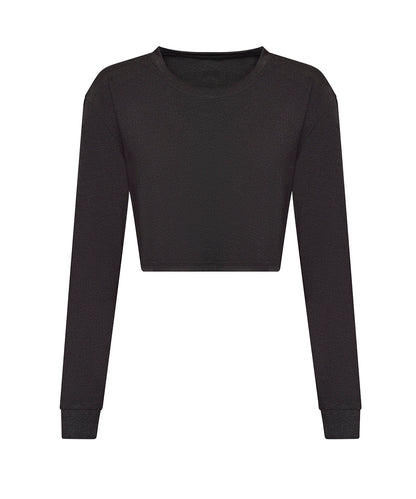 AWDis Just T's Women's long sleeve cropped T