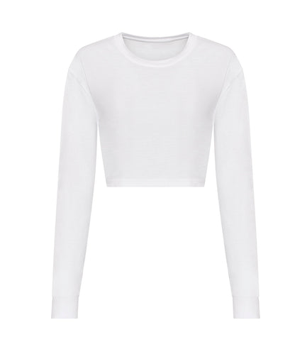 AWDis Just T's Women's long sleeve cropped T