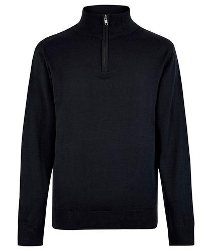 Kustom Kit Regular fit Arundel 1/4-zip sweater