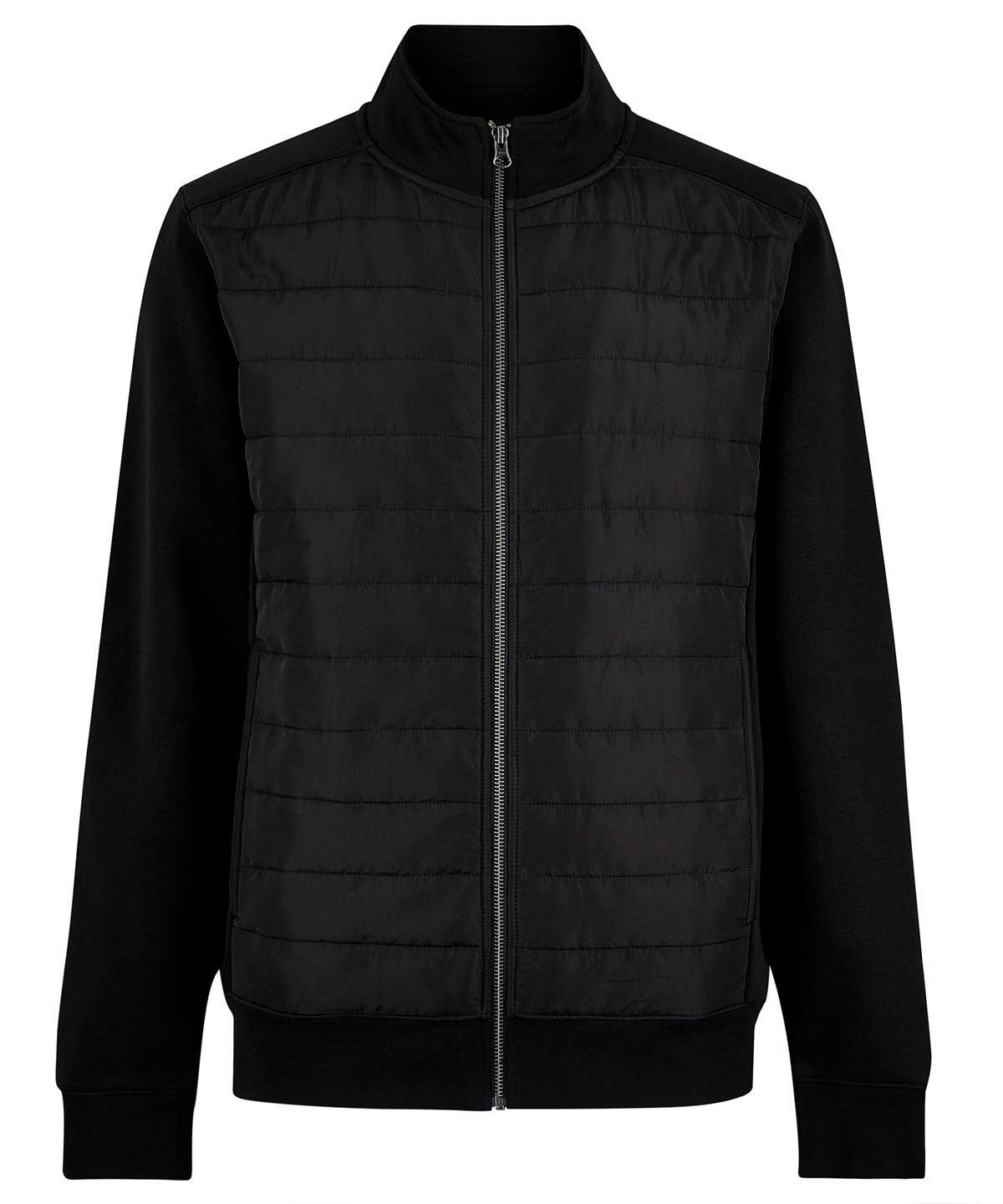 Kustom Kit Regular fit quilted full-zip sweatshirt