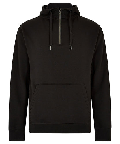 Kustom Kit Regular fit 1/4 zip hoodie