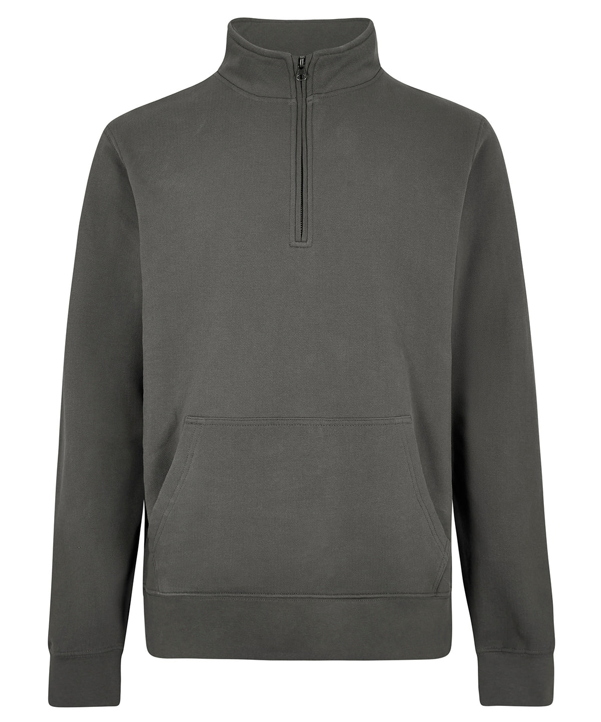 Kustom Kit Regular fit 1/4-zip piqué sweatshirt