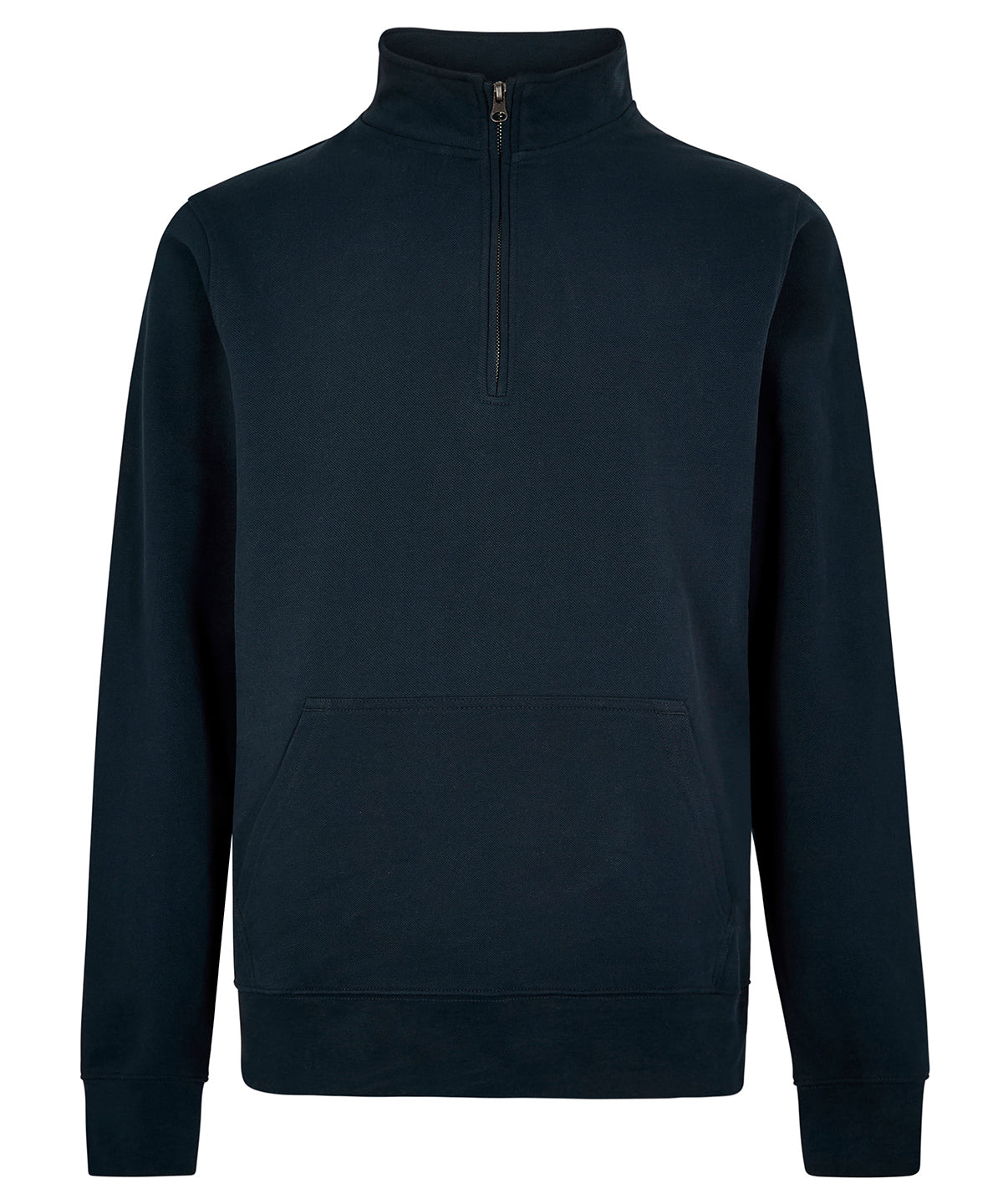 Kustom Kit Regular fit 1/4-zip piqué sweatshirt