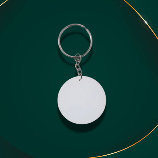 Customisable Keyring - Polymer - Thick Round