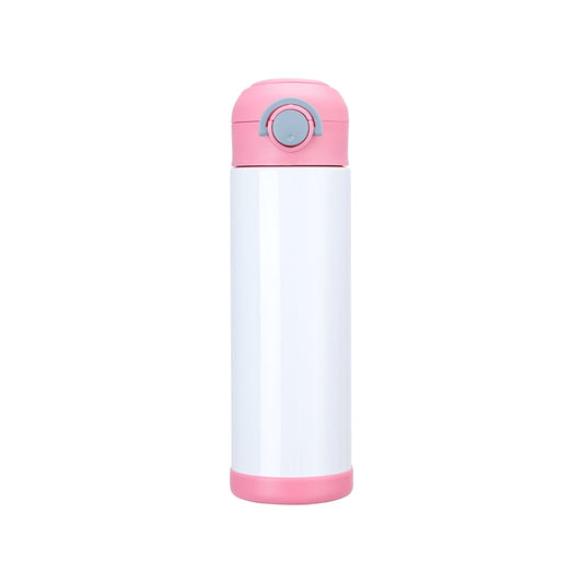 Kids' Water Bottle with Straw 500ml