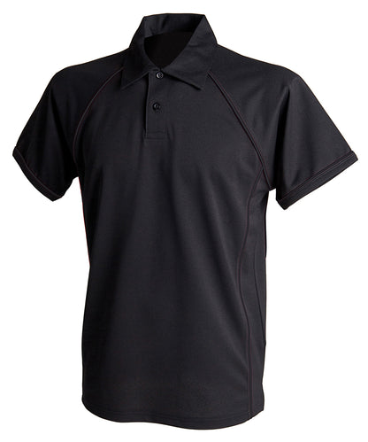 Finden & Hales Piped performance polo