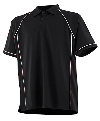 Finden & Hales Piped performance polo
