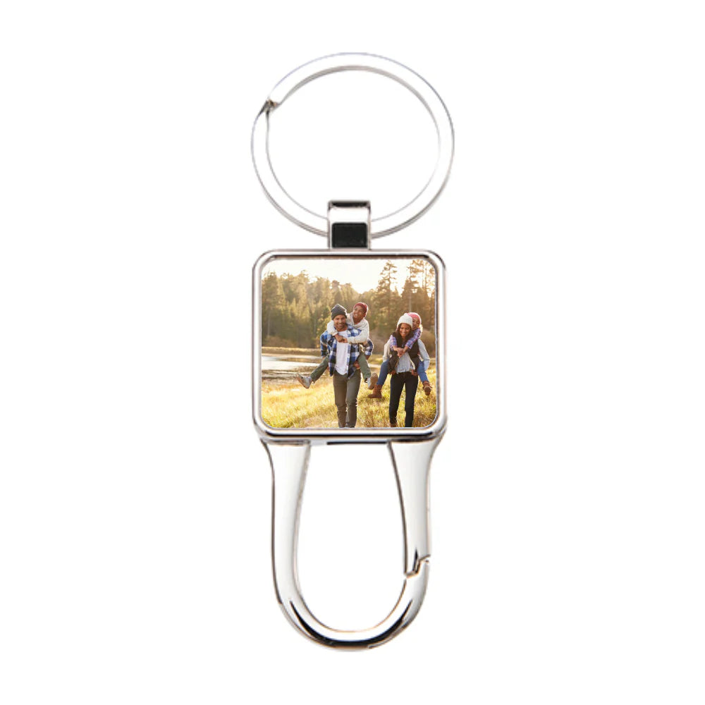 Customisable Keyring - Metal - Dangle clip