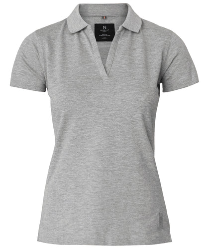 Nimbus Women’s Harvard v-neck – stretch deluxe polo