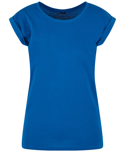 New Morning Studios Women’s regular extended shoulder tee