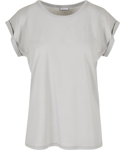 New Morning Studios Women’s regular extended shoulder tee