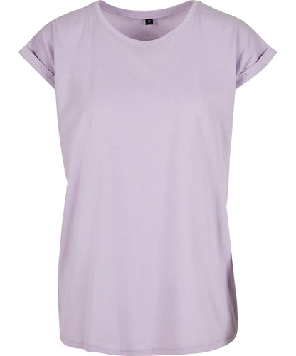 New Morning Studios Women’s regular extended shoulder tee