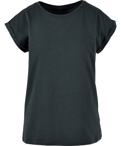 New Morning Studios Women’s regular extended shoulder tee