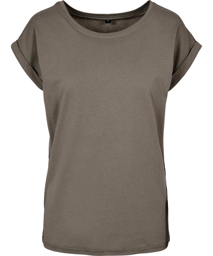 New Morning Studios Women’s regular extended shoulder tee