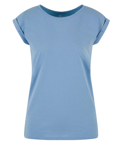 New Morning Studios Women’s regular extended shoulder tee
