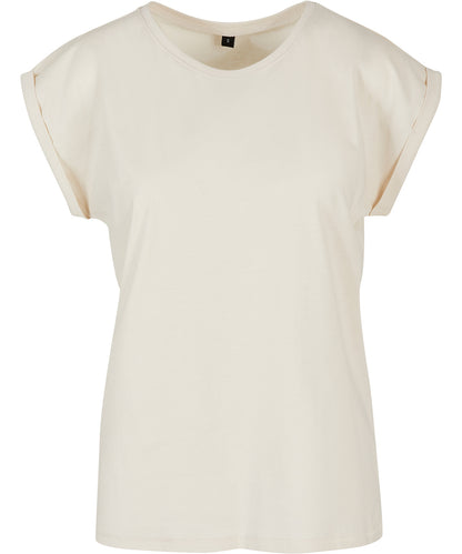 New Morning Studios Women’s regular extended shoulder tee