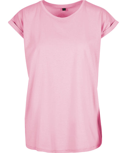 New Morning Studios Women’s regular extended shoulder tee