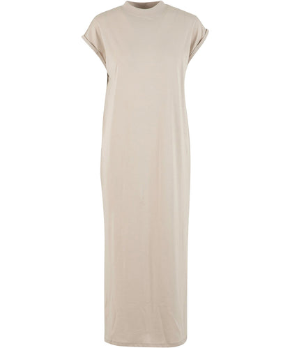 New Morning Studios Women’s long extended shoulder dress