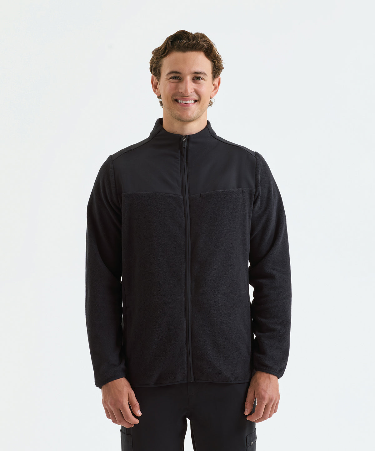 'Agility' men's panelled fleece jacket
