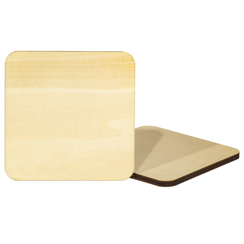 Natural Wood Coaster - Square